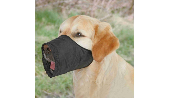 Muzzle, polyester, l-xl, black, Trixie