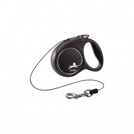 Walking leash Black Design XS cord 3m black, Flexi