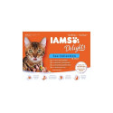 Täissööt (konserv) IAMS Delights täiskasvanutele, erinevad kalad - merekollektsioon tarretises 1,02