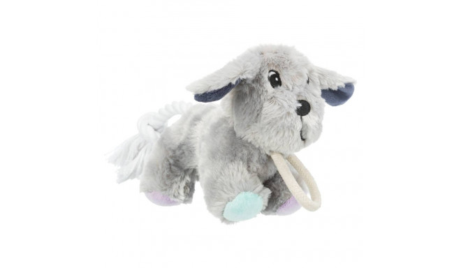 Toy for dogs Junior dog with rope, plush, 24 cm