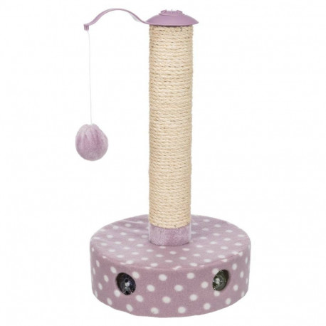 Junior scratching post, fleece, ø 26 × 47 cm, light lilac