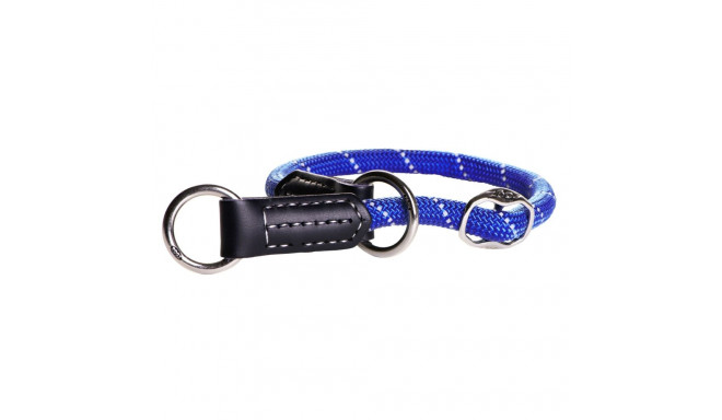 Kaelarihm Rogz Rope Medium 9mm reguleeritav 30-35cm, sinine helkur