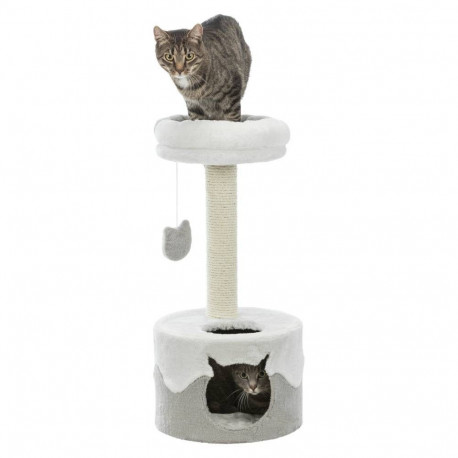 Nuria scratching post, 71 cm, white/grey, Trixie