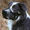 Muzzle, plastic, M, black, Trixie