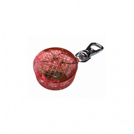 Vilkur koertele ja kassidele, ø 2,5 cm, punane