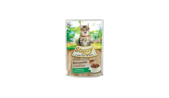 Complete (wet) feed  cat 85gr. pouch rabbit, Stuzzy