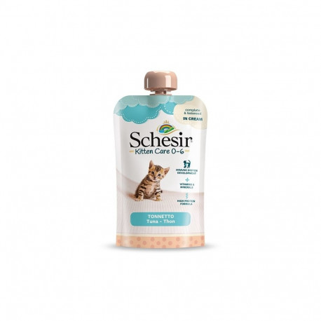 Kitten care 0-6 tuunikala koores 150g märgtoit kassipoegadele, Schesir