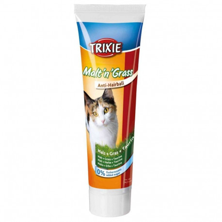 Malt and grass paste for cats against hairballs 100g, Trixie