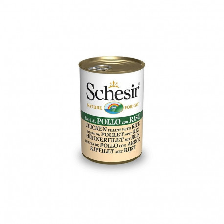 Chicken fillet + rice in jelly 140g wet food for cats, Schesir