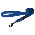 Utility large 20mm/1,4m fanbelt fixed dog lead, blue reflective, Rogz