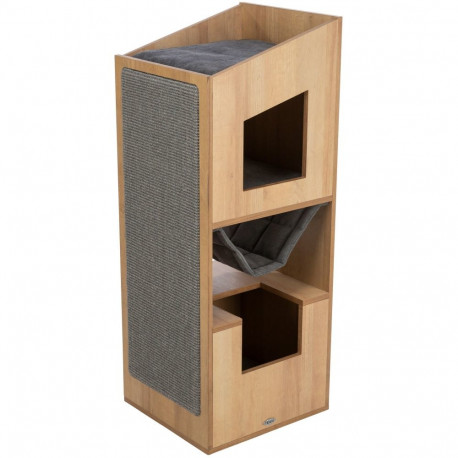 Citystyle cat tower, 105 cm, brown/grey, Trixie