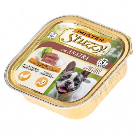 Dog 150gr. alu tray duck, Stuzzy