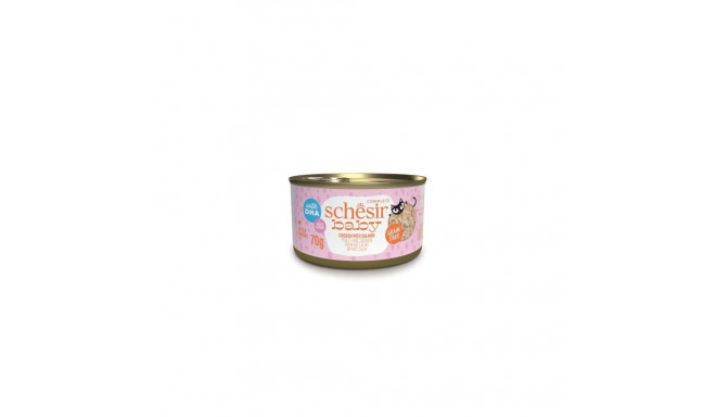 Baby Cat chicken + salmon wet food for kittens 70g, Schesir