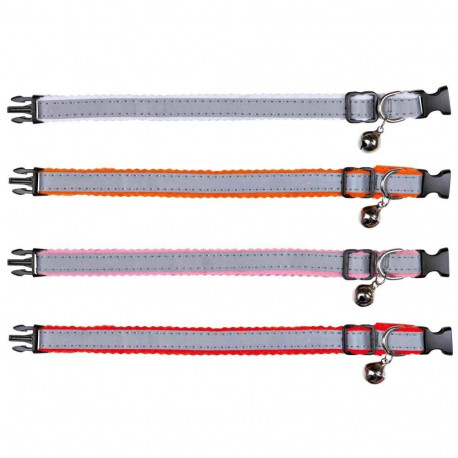 Cat collar reflective grey, Trixie