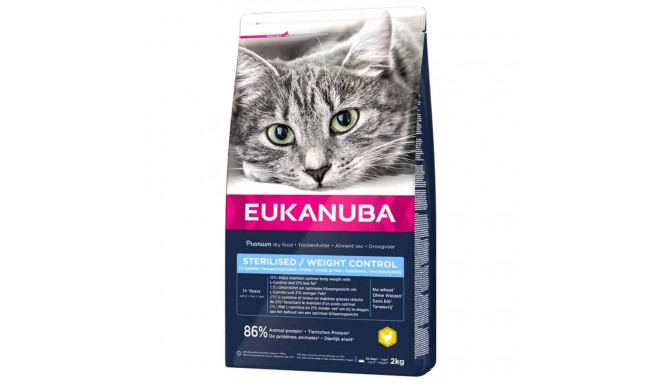 Suaugęs su vištiena sterilizuota / svorio kontrolė 2 kg, Eukanuba