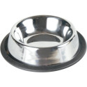 Cat bowl, stainless steel, rubber base ring, 0.2 l/ø 15 cm, Trixie