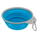 Travel bowl, silicone, solid rim, 0.5 l/ø 14 cm