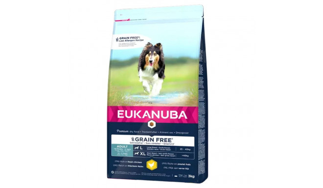 Suaugusi vištiena dideliems šunims be grūdų 12 kg, Eukanuba