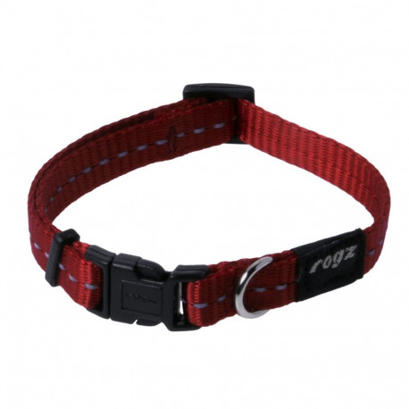 Collar Rogz Nitelife 11mm/20-31cm red