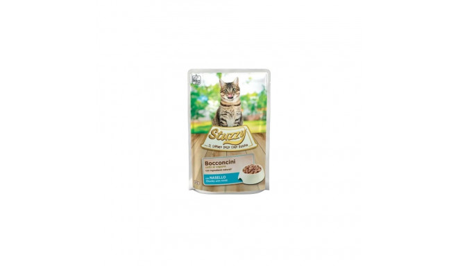 Complete wet feed for cats 85g pouch cod, Stuzzy