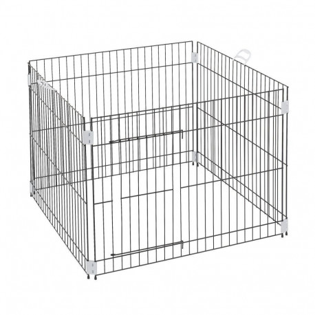 Metal cage pen for puppy training 80x80x62 cm