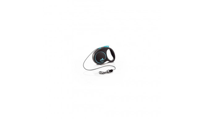Jalutusrihm Black Design XS Cord 3m sinine, Flexi