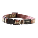Collar Rogz Fancy Dress M 16mm Scooter, Mocha Bone pattern
