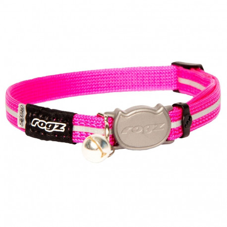 Cat collar Rogz Alleycat, pink, 11mm/20-31cm