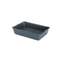 Кошачий туалет Litter Tray+вкладыш 41,5x29,5x10 см белый/серый