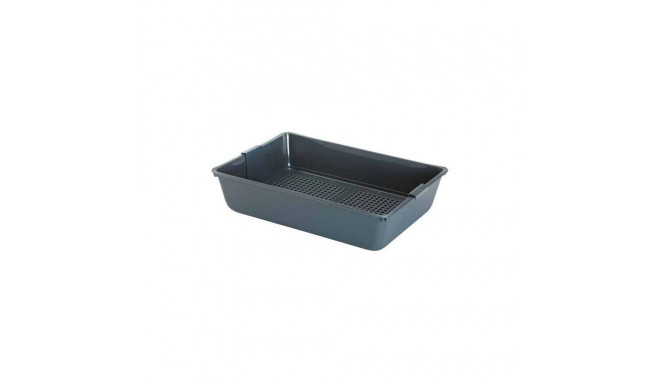 Кошачий туалет Litter Tray+вкладыш 41,5x29,5x10 см белый/серый