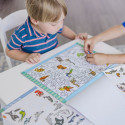 MELISSA & DOUG альбом с наклейками Seek & Find животные