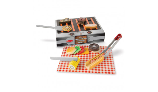 MELISSA & DOUG Rotaļu komplkets Grill & Serve BBQ