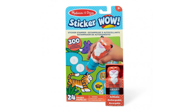 MELISSA & DOUG Sticker WOW! Aktivitāšu komplekts - Tīģeris