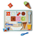 MELISSA & DOUG Puidust magnetiline pusle - mängukomplekt, jäätis