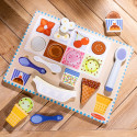 MELISSA & DOUG Puidust magnetiline pusle - mängukomplekt, jäätis