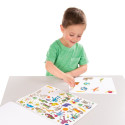 MELISSA & DOUG Uzlīmju komplekts, zils