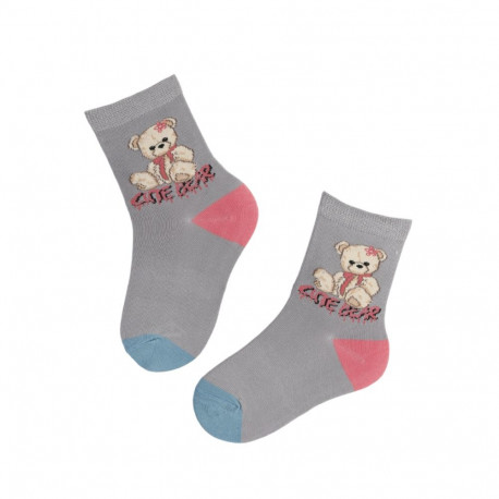 SOKISAHTEL HELLO BEAR hallid karuga sokid lastele