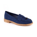 Vinceza W JAN281 blue suede low-heeled shoes (38)