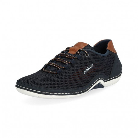 Comfortable Rieker M RKR666 navy blue shoes (42)
