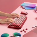 Logitech juhtmevaba klaviatuur Pop Keys with Emoji Mechanical, heartbreaker rose