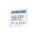 Atm.kort. SAMSUNG EVO Plus 256GB, microSD, iki 130MB/s, UHS-I, U3, A2, V30, MB-MC256KA/EU