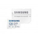 Atm.kort. SAMSUNG EVO Plus 128GB, microSD, iki 130MB/s, UHS-I, U3, A2, V30, MB-MC128KA/EU
