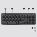 Klaviatūros ir pelės kompl. MK295 LOGITECH 920-009800