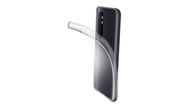 Dėkliukas Cellularline Xiaomi Mi Note 10 Lite, Fine, nugarėlė, skaidrus