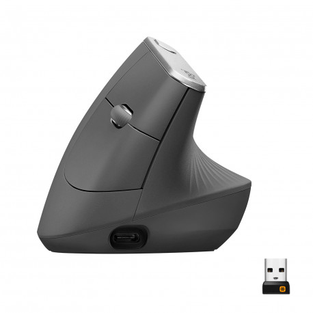 Logitech ergonoomiline hiir MX VERTICAL juhtmevaba USB Bluetooth, grafiit