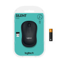 Pelė LOGITECH M220 Silent, bevielė, juoda