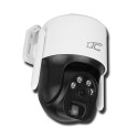 Solar rotary exterior IP camera white IP66 PTZ WiFi IP 3Mpix 3W USB-C 5V 9600mAh 320* SMART LTC Visi