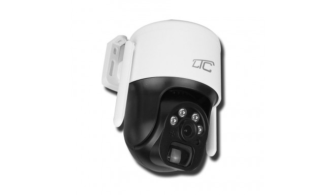 Solar rotary exterior IP camera white IP66 PTZ WiFi IP 3Mpix 3W USB-C 5V 9600mAh 320* SMART LTC Visi