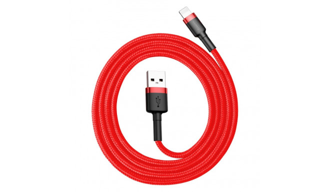 Baseus cable Cafule USB - Lightning 1,0m 2,4A red