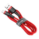 Baseus cable Cafule USB - Lightning 1,0m 2,4A red